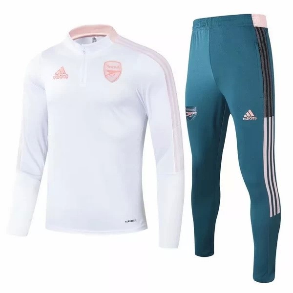 Tuta Calcio Arsenal 21/22 Bianco Verde Rosa